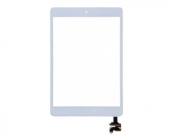 Apple Vetro touchscreen iPad mini / mini 2 Retina con pulsante completo di assemblaggio - Colore bianco