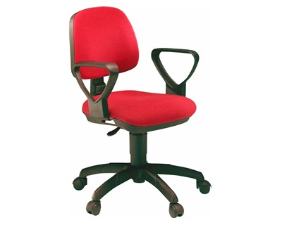 Unisit ATLAS A41B/RED Sedia home office girevole con ruote, colore ... Unisit ATLAS A41B/RED Sedia home office girevole con ruote, colore ...