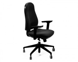 Unisit ARIEL AIER/BLACK Sedia operativa ergonomica girevole con ruote, nero - 1pz