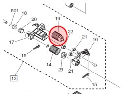 Canon FC86355000 Pickup roller originale