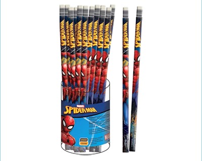 Spiderman Matita con gomma - 1pz - OFBA srl