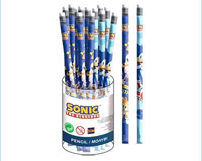 Sonic Matita con gomma - 1pz - OFBA srl