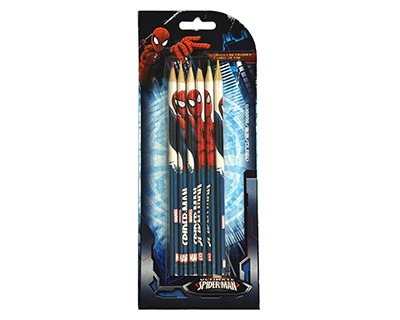 Spiderman Matite colorate in blister da 6pz - OFBA srl