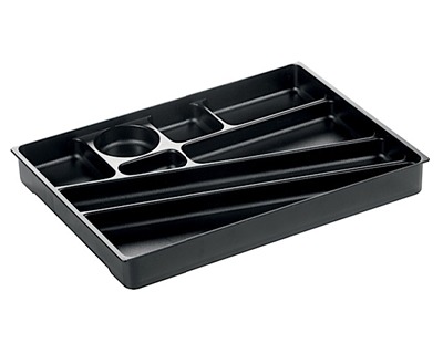 Durable 1712004058 Vaschetta portacancelleria, 8 scomparti colore nero -  1pz - OFBA srl