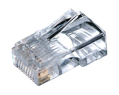 Connettore Plug RJ45 8 poli UTP Cat.5a non schermato, per cavo di rete  flessibile - OFBA srl