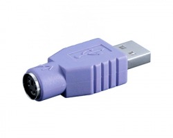 Adattatore PS2/ femmina - USB/ maschio