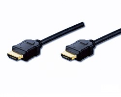 Cavo HDMI 1.4 maschio-maschio, connettori placcati oro, mt. 3