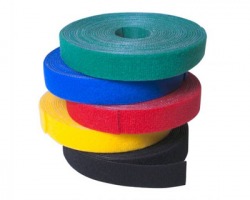 Matassa nastro velcro 16mm x 4 mt colore giallo