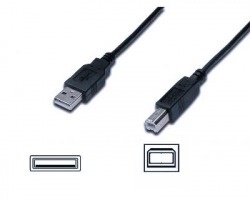 Cavo USB 2.0 A - B 1mt, nero