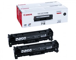 Canon 718 Kit 1x2 Toner nero originale 3.400 copie (2662B005)