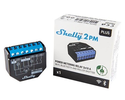 Shelly Plus 1 Interruttore relè intelligente WiFi e Bluetooth