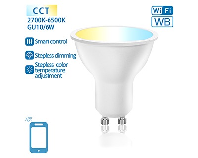 Aigostar Lampadina intelligente Wi-Fi + Bluetooth, GU10 6W - OFBA srl