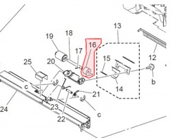 Konica Minolta A0HT561100 Torque limiter ADF pickup originale