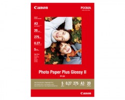 Canon PP201 Carta fotografica Plus Glossy II A3 260gr/mq, conf. da 20ff (2311B020)