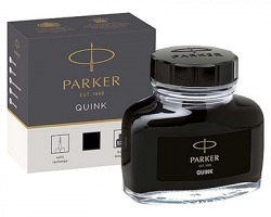 Parker 1950375 Flacone inchiostro nero quink - 1pz