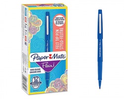 Papermate S0191013 788679,Flair/Nylon-penna con punta in fibra,1.1mm, blu