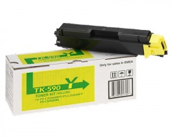 Kyocera TK590Y Toner giallo originale (1T02KVANL0)