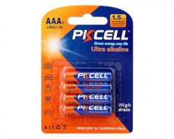 PKcell LR03 Pile ultra alcaline AAA ministilo 1.5V blister da 4pz