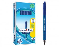 Papermate S0190433 Flexgrip ultra-penna a sfera a scatto con punta media 1mm, blu