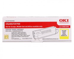 Oki 43872305 Toner giallo originale