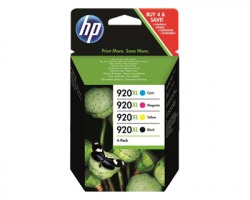 HP C2N92A Pack inkjet nero + 3 colori orginale (920XL)