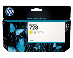 HP F9J65A Cartuccia inkjet giallo originale 130ml (728)