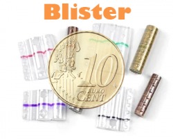 Blister 8003TRBC portamonete da €0.10 capacita' 40 monete - 100pz