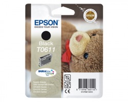 Epson T0611 Cartuccia inkjet nero originale (C13T06114020)