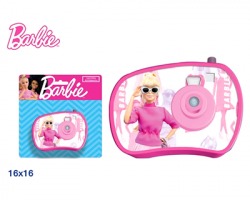 Barbie Macchina fotografica giocattolo con luce, misura blister 16x16cm