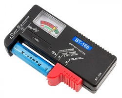 Tester batterie AA-AAA-9V-CR analogico