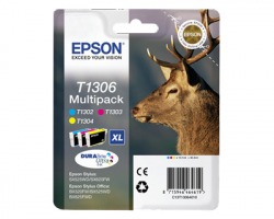 Epson T1306 Multipack inkjet 3 colori originale (C13T13064020)