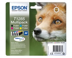 Epson T1285 Multipack inkjet nero originale + 3 colori (C13T12854010)