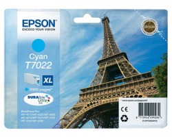 Epson T7022 Cartuccia inkjet ciano originale "XL" (C13T70224010)