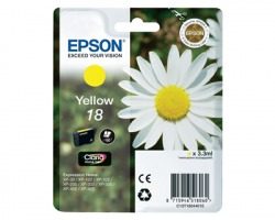 Epson 18 Cartuccia inkjet giallo originale (C13T18044010)