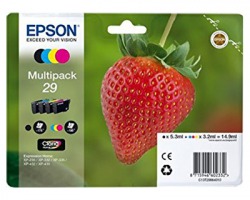 Epson 29 Multipack inkjet nero + 3 colori originale (C13T29864010)