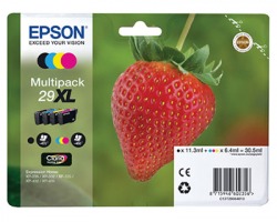 Epson 29XL Multipack inkjet nero + 3 colori originale (C13T29964010)