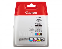 Canon CLI571CMYK Multipack inkjet nero + 3 colori originale(0386C004)