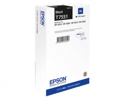 Epson T7551 Cartuccia inkjet nero originale XL (C13T755140)