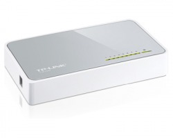 TP-Link Switch 8 porte 10/100 Mbps, desktop, plastic case (TL-SF1008D)