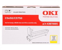 Oki 43870005 Drum giallo originale