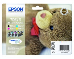 Epson T0615 Multipack inkjet quadricomia originale (C13T06154020)