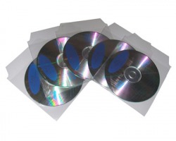 Busta in PVC con aletta per CD-Rom