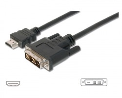 Cavo HDMI "tipo A" maschio / DVI-D(18+1) maschio 3 mt