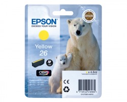 Epson 26 Cartuccia inkjet giallo originale (C13T26144010)