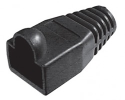 Copriconnettore per Plug RJ45 nero - confezione 100pz