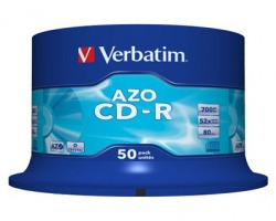 Verbatim 43343 CD-R 700Mb 80 minuti, spindle da 50 CD