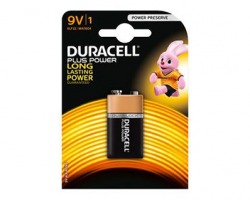 Duracell 75051884 batteria alcalina plus power 9V blister da 1pz