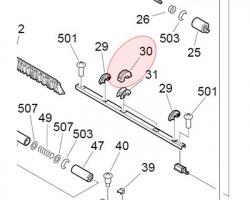 Canon FB49817030 Paper pick-up roller compatibile