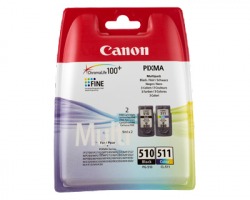 Canon 510-511 Multipack inkjet nero + colore originale (2970B010AA)