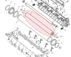 Toshiba 6LA27553000 Lower sleeved roller compatibile (6LE82811000, 44299020000)